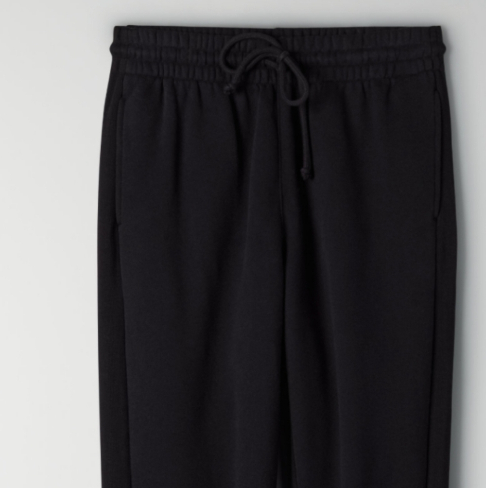 TNA Cozy Black Jogger Sweats